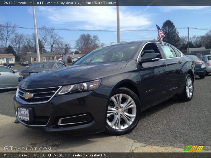 Ashen Gray Metallic / Jet Black/Dark Titanium 2014 Chevrolet Impala LT