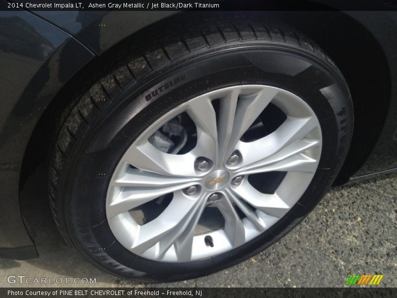 Ashen Gray Metallic / Jet Black/Dark Titanium 2014 Chevrolet Impala LT