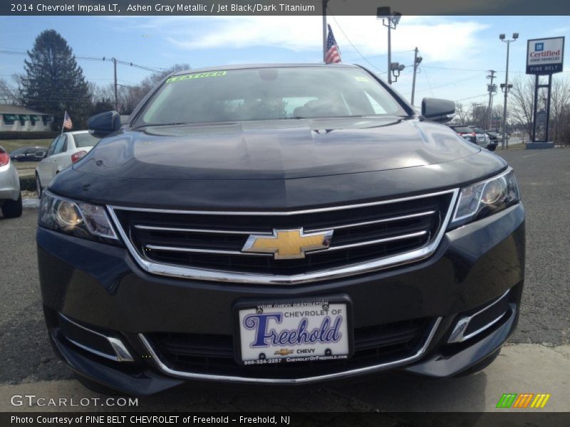 Ashen Gray Metallic / Jet Black/Dark Titanium 2014 Chevrolet Impala LT