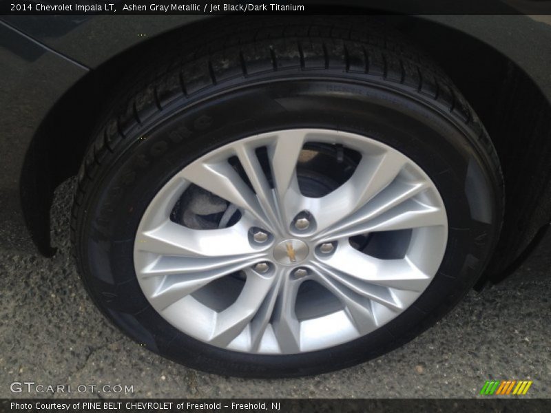 Ashen Gray Metallic / Jet Black/Dark Titanium 2014 Chevrolet Impala LT