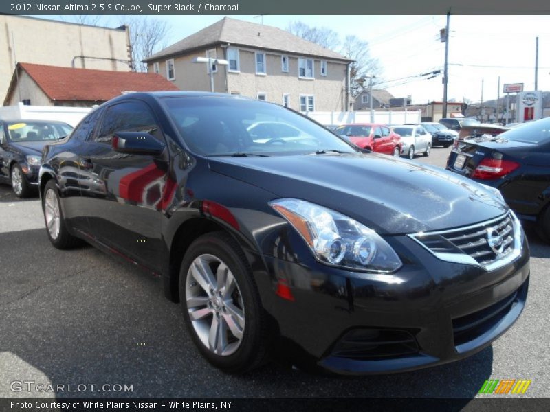 Super Black / Charcoal 2012 Nissan Altima 2.5 S Coupe