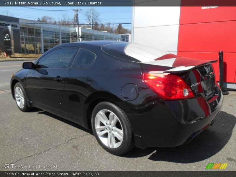 Super Black / Charcoal 2012 Nissan Altima 2.5 S Coupe