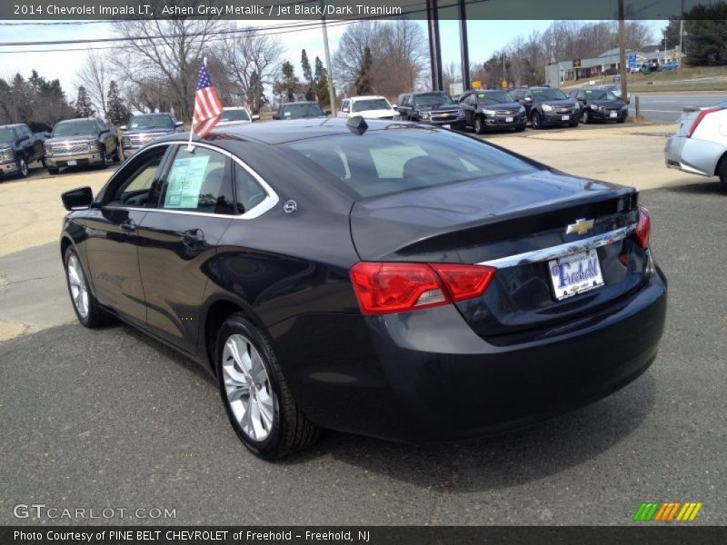 Ashen Gray Metallic / Jet Black/Dark Titanium 2014 Chevrolet Impala LT