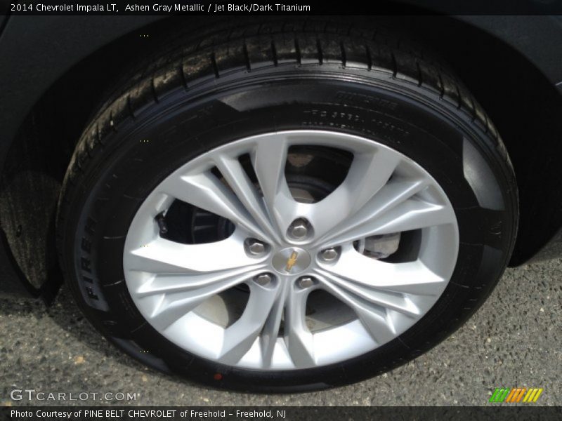 Ashen Gray Metallic / Jet Black/Dark Titanium 2014 Chevrolet Impala LT