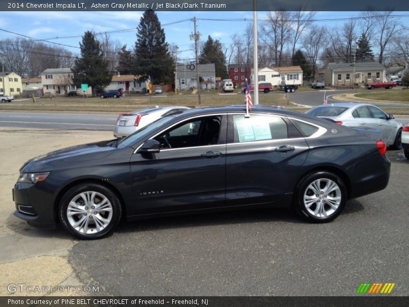 Ashen Gray Metallic / Jet Black/Dark Titanium 2014 Chevrolet Impala LT