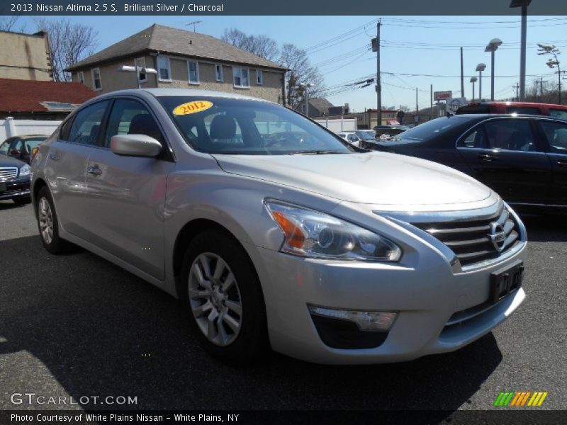 Brilliant Silver / Charcoal 2013 Nissan Altima 2.5 S