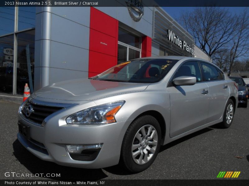 Brilliant Silver / Charcoal 2013 Nissan Altima 2.5 S