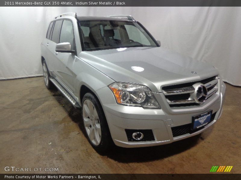 Iridium Silver Metallic / Black 2011 Mercedes-Benz GLK 350 4Matic