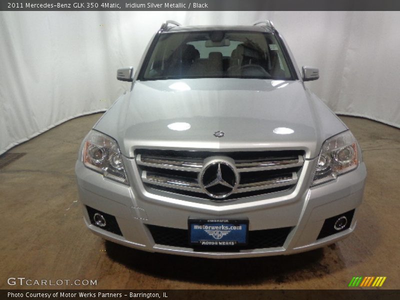 Iridium Silver Metallic / Black 2011 Mercedes-Benz GLK 350 4Matic