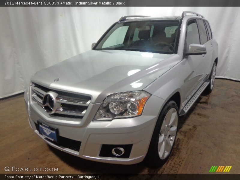 Iridium Silver Metallic / Black 2011 Mercedes-Benz GLK 350 4Matic