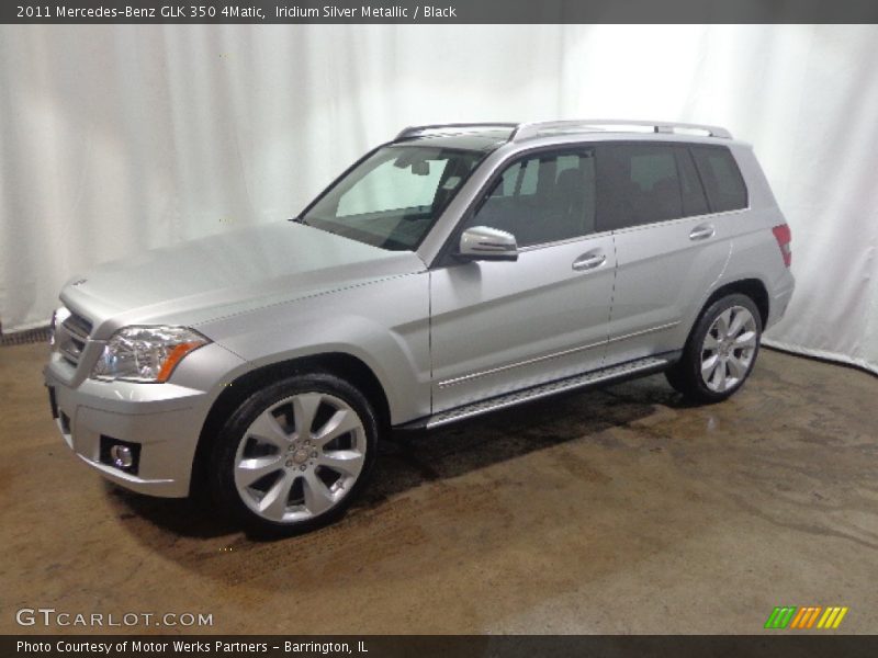 Iridium Silver Metallic / Black 2011 Mercedes-Benz GLK 350 4Matic