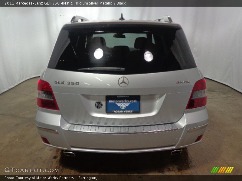 Iridium Silver Metallic / Black 2011 Mercedes-Benz GLK 350 4Matic