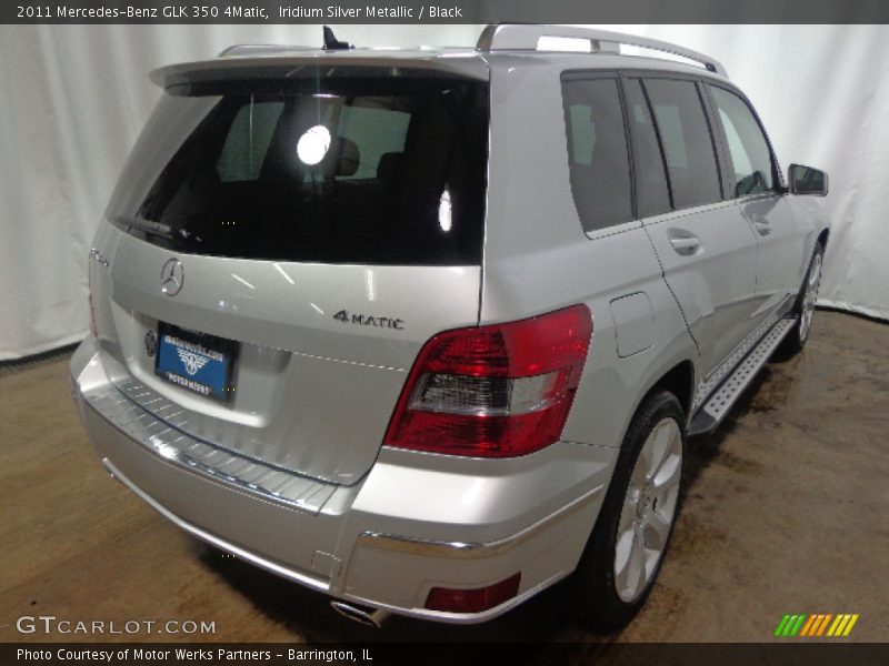 Iridium Silver Metallic / Black 2011 Mercedes-Benz GLK 350 4Matic