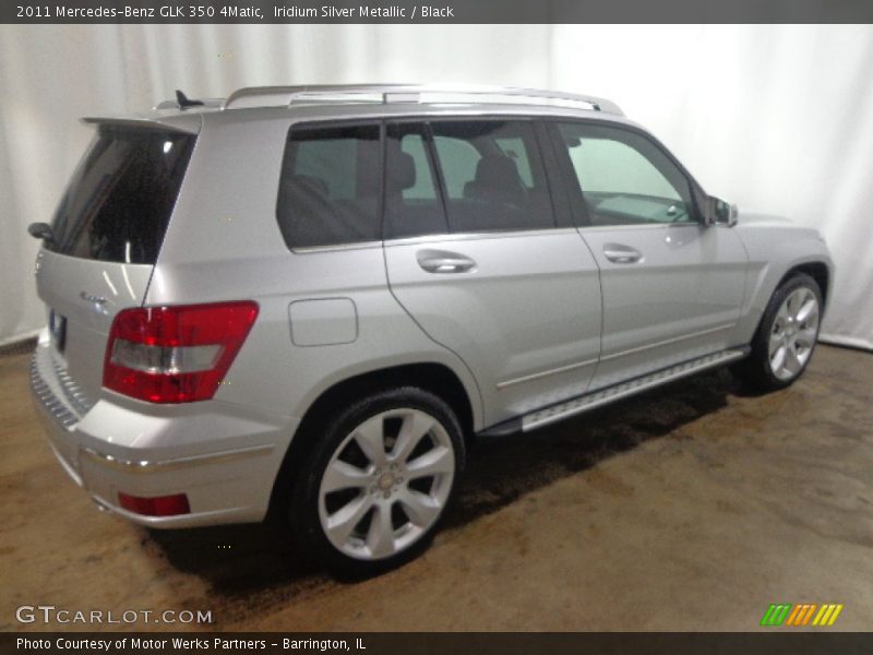 Iridium Silver Metallic / Black 2011 Mercedes-Benz GLK 350 4Matic