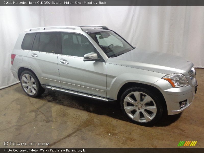 Iridium Silver Metallic / Black 2011 Mercedes-Benz GLK 350 4Matic