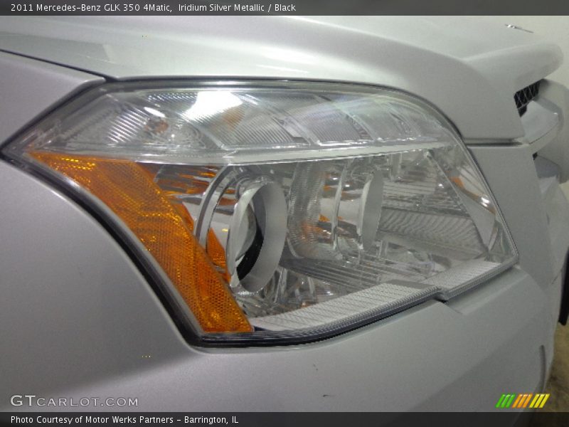 Iridium Silver Metallic / Black 2011 Mercedes-Benz GLK 350 4Matic