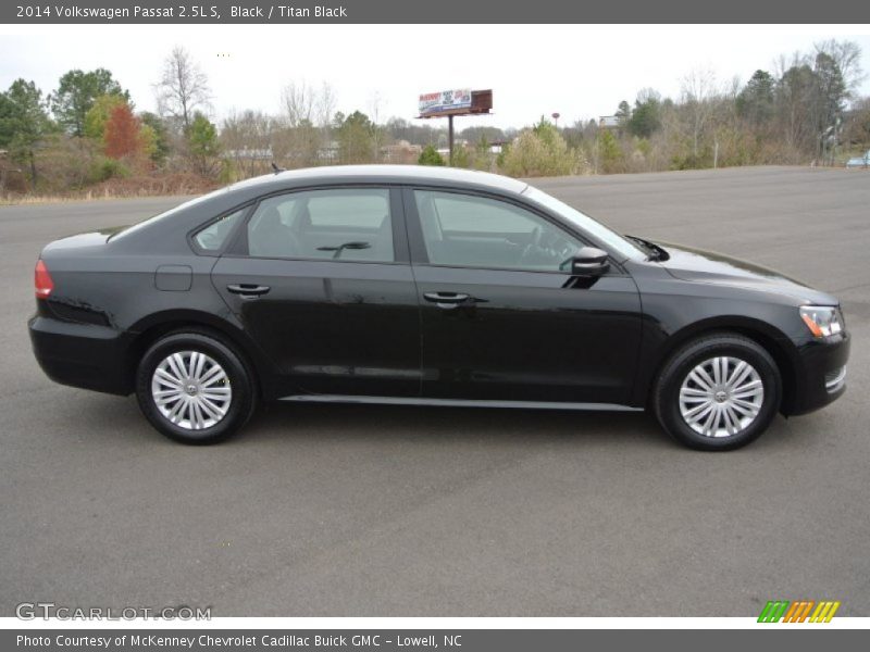 Black / Titan Black 2014 Volkswagen Passat 2.5L S