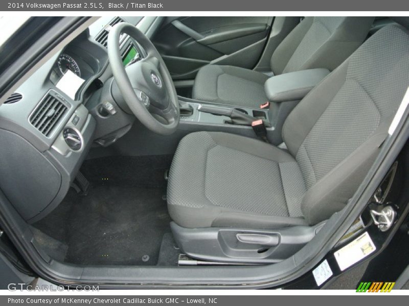 Front Seat of 2014 Passat 2.5L S