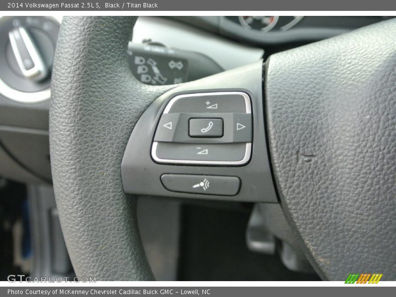 Controls of 2014 Passat 2.5L S