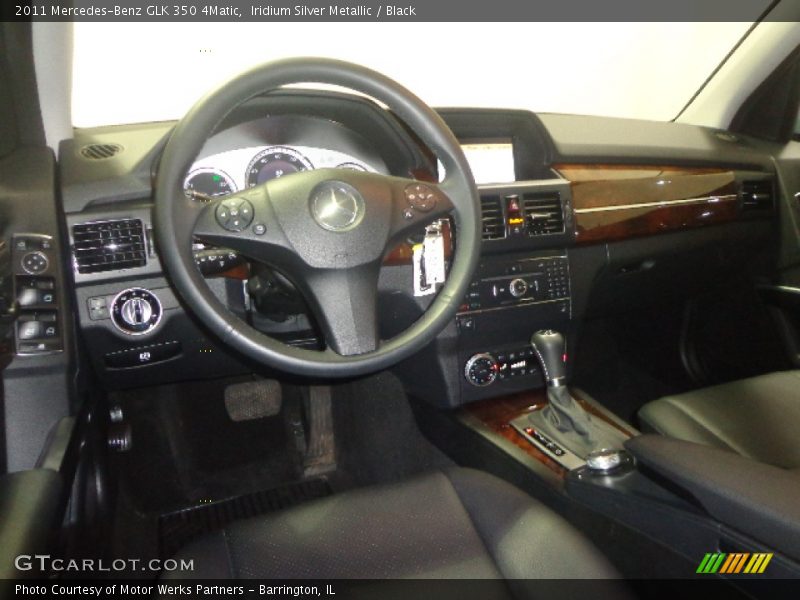 Iridium Silver Metallic / Black 2011 Mercedes-Benz GLK 350 4Matic