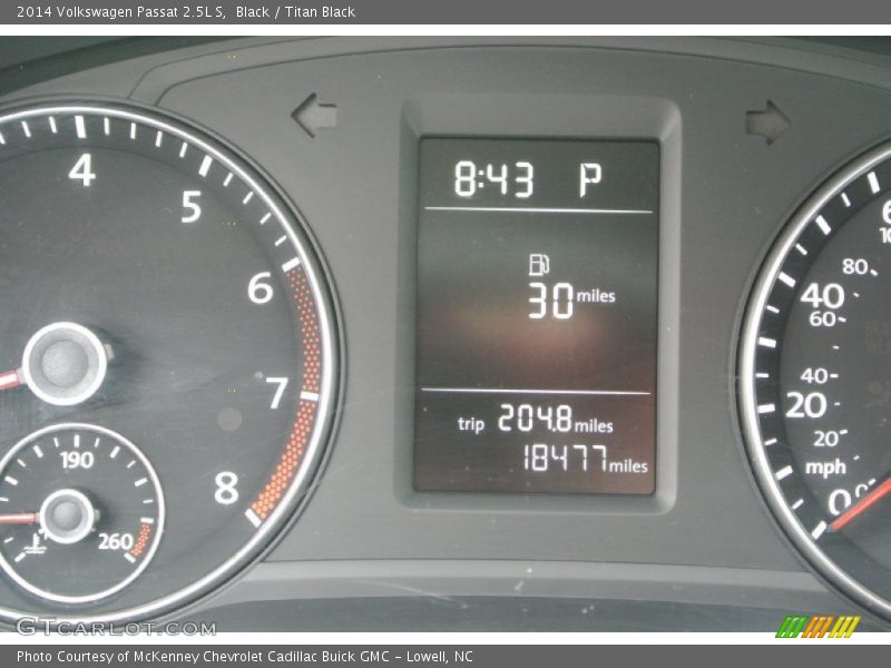 Black / Titan Black 2014 Volkswagen Passat 2.5L S
