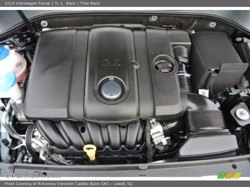 2014 Passat 2.5L S Engine - 2.5 Liter DOHC 20-Valve VVT 5 Cylinder