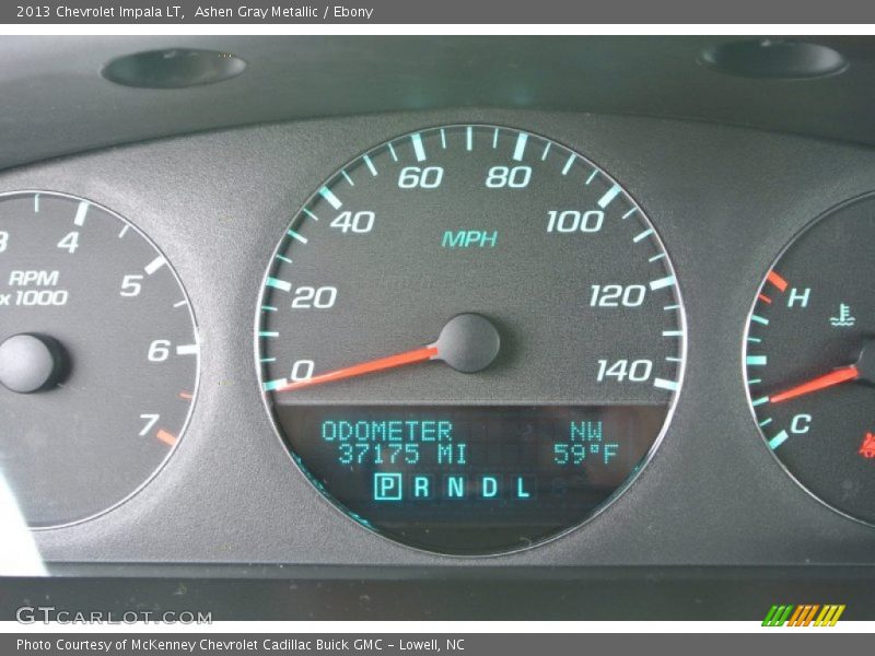 Ashen Gray Metallic / Ebony 2013 Chevrolet Impala LT
