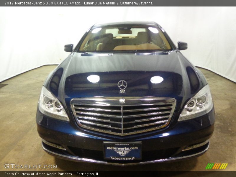 Lunar Blue Metallic / Cashmere/Savanna 2012 Mercedes-Benz S 350 BlueTEC 4Matic