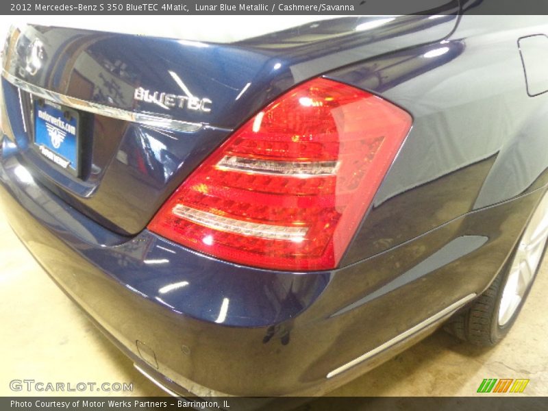 Lunar Blue Metallic / Cashmere/Savanna 2012 Mercedes-Benz S 350 BlueTEC 4Matic