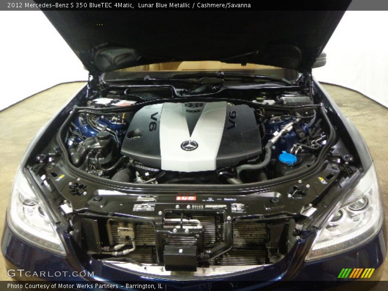 Lunar Blue Metallic / Cashmere/Savanna 2012 Mercedes-Benz S 350 BlueTEC 4Matic