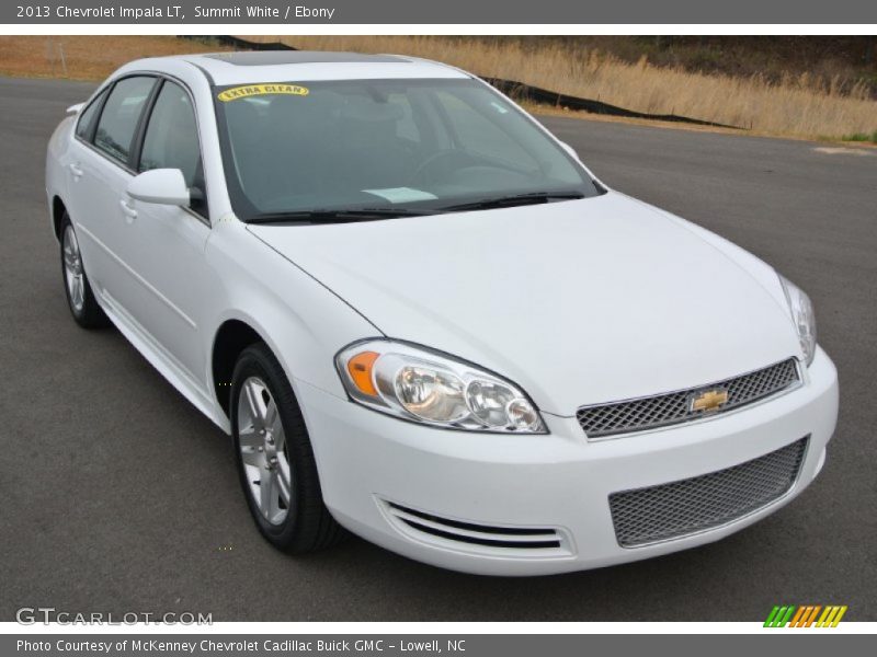 Summit White / Ebony 2013 Chevrolet Impala LT
