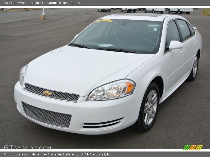 Summit White / Ebony 2013 Chevrolet Impala LT