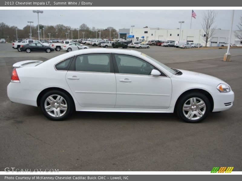 Summit White / Ebony 2013 Chevrolet Impala LT