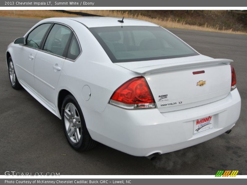 Summit White / Ebony 2013 Chevrolet Impala LT