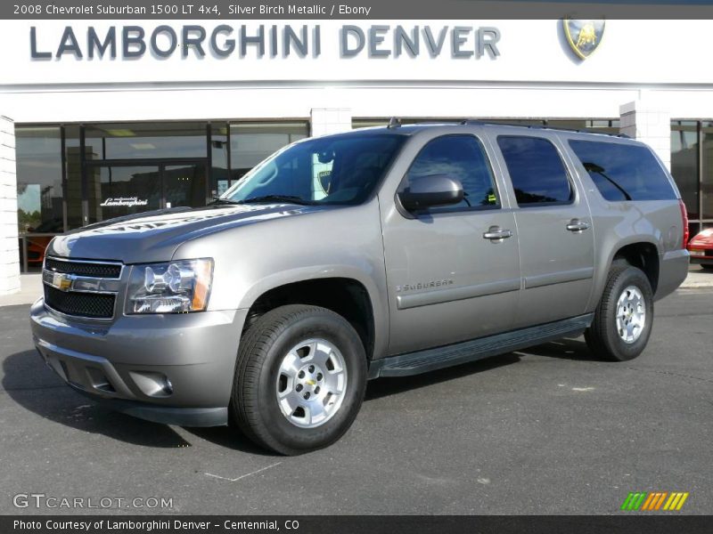 Silver Birch Metallic / Ebony 2008 Chevrolet Suburban 1500 LT 4x4
