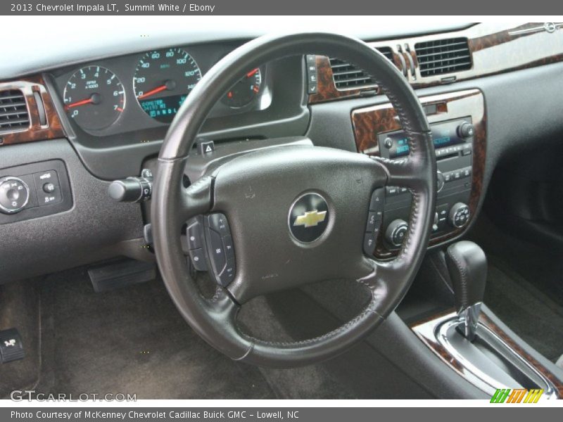 Summit White / Ebony 2013 Chevrolet Impala LT