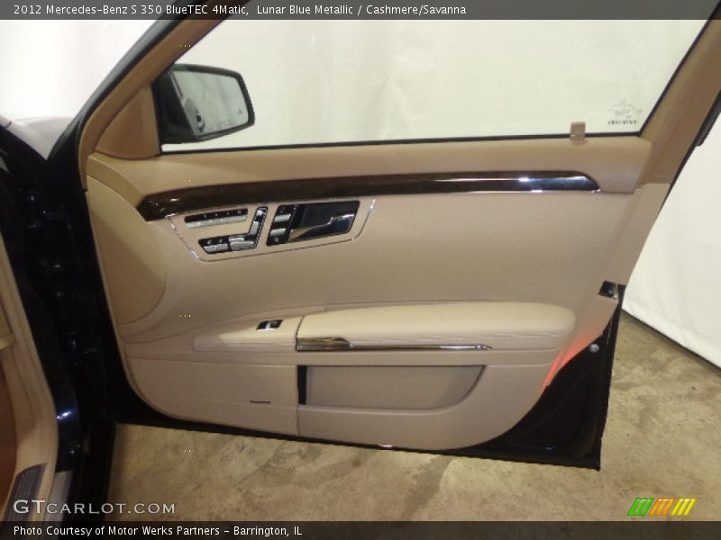 Lunar Blue Metallic / Cashmere/Savanna 2012 Mercedes-Benz S 350 BlueTEC 4Matic