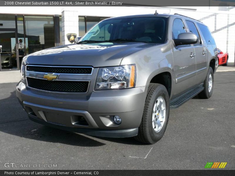Silver Birch Metallic / Ebony 2008 Chevrolet Suburban 1500 LT 4x4