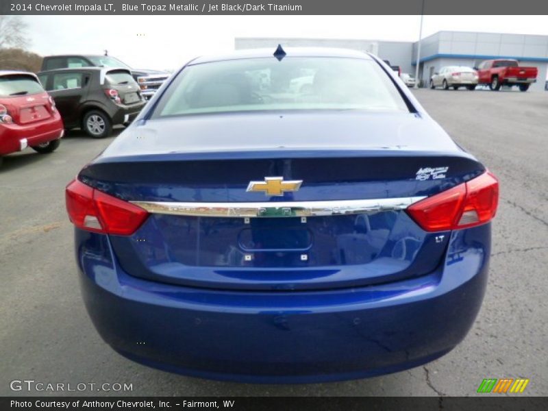 Blue Topaz Metallic / Jet Black/Dark Titanium 2014 Chevrolet Impala LT