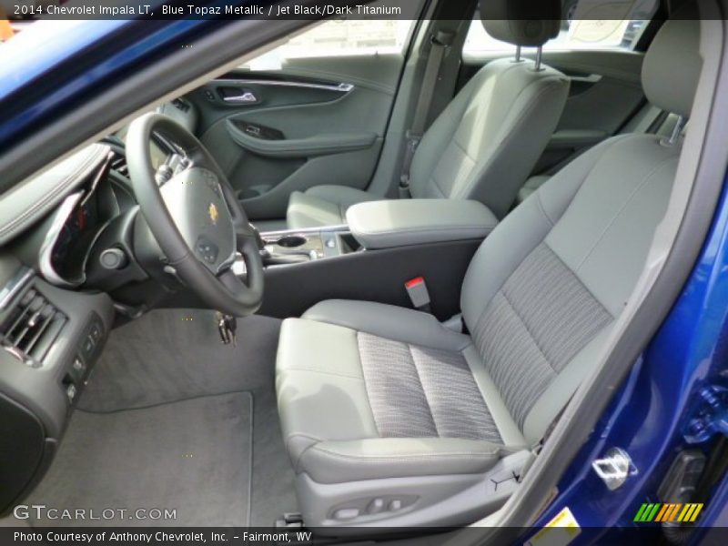 Blue Topaz Metallic / Jet Black/Dark Titanium 2014 Chevrolet Impala LT