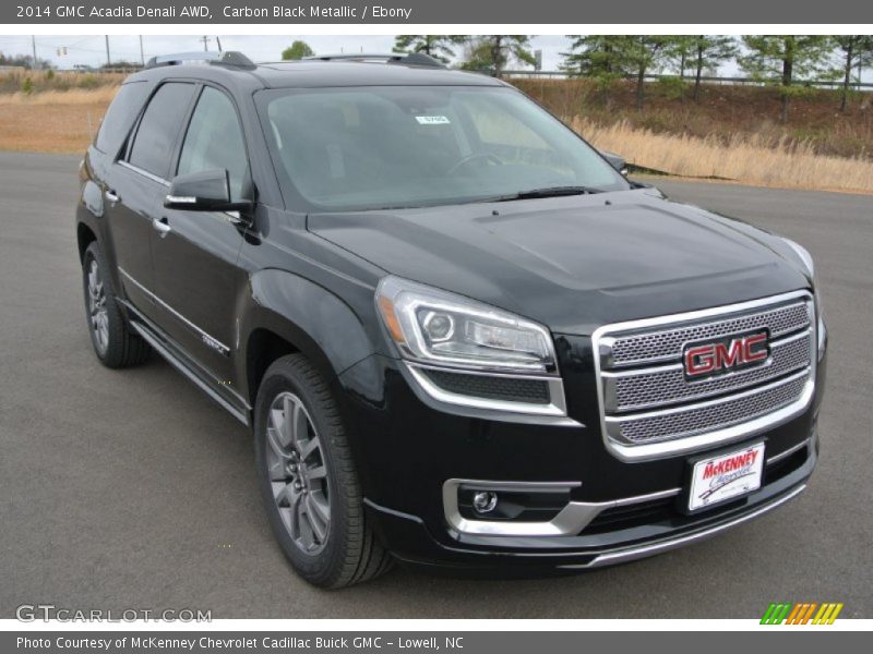 Carbon Black Metallic / Ebony 2014 GMC Acadia Denali AWD