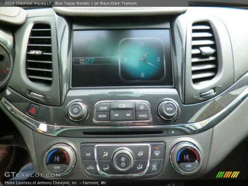 Blue Topaz Metallic / Jet Black/Dark Titanium 2014 Chevrolet Impala LT