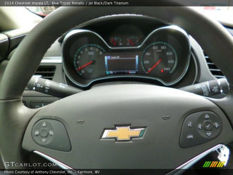Blue Topaz Metallic / Jet Black/Dark Titanium 2014 Chevrolet Impala LT