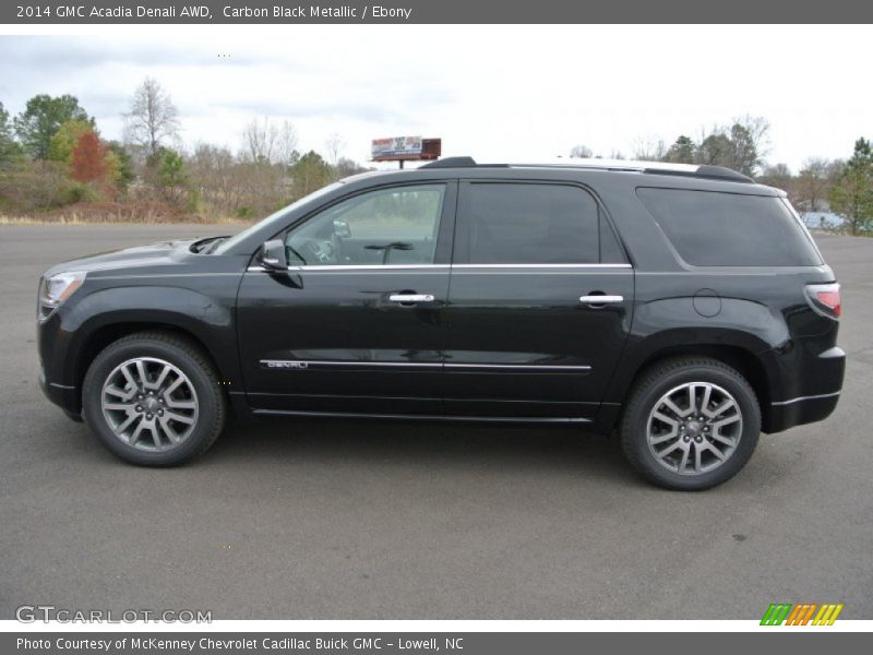 Carbon Black Metallic / Ebony 2014 GMC Acadia Denali AWD