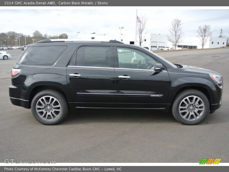 Carbon Black Metallic / Ebony 2014 GMC Acadia Denali AWD