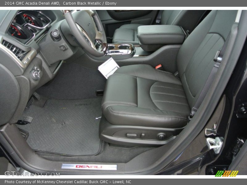 Carbon Black Metallic / Ebony 2014 GMC Acadia Denali AWD
