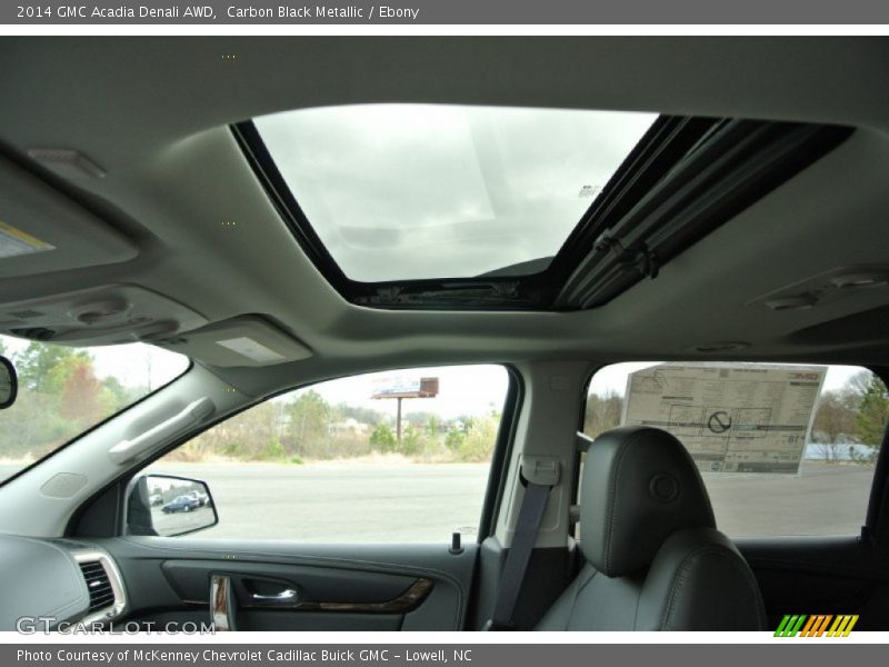 Carbon Black Metallic / Ebony 2014 GMC Acadia Denali AWD