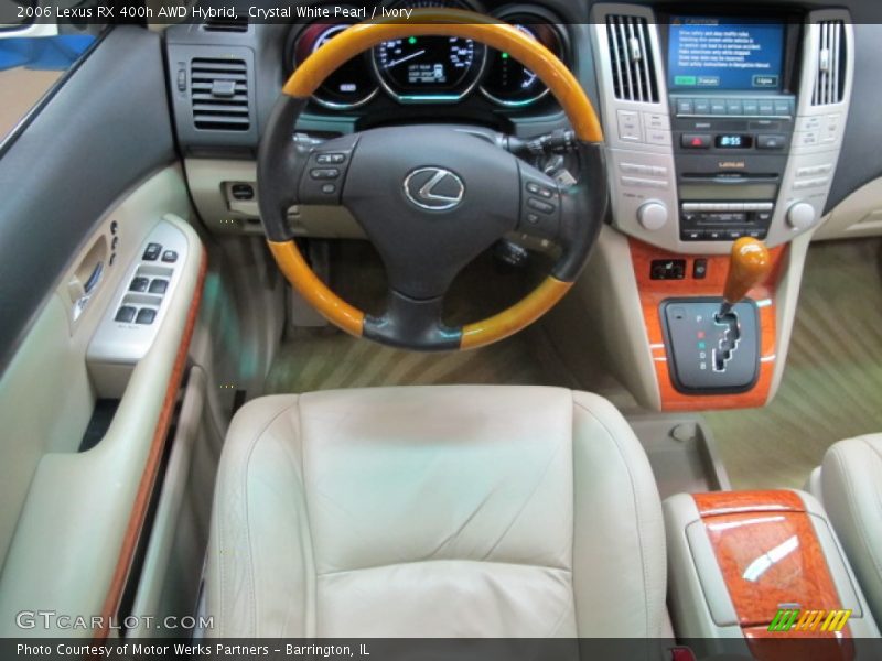 Crystal White Pearl / Ivory 2006 Lexus RX 400h AWD Hybrid