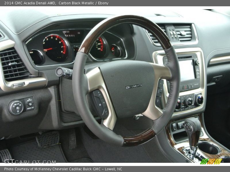 Carbon Black Metallic / Ebony 2014 GMC Acadia Denali AWD