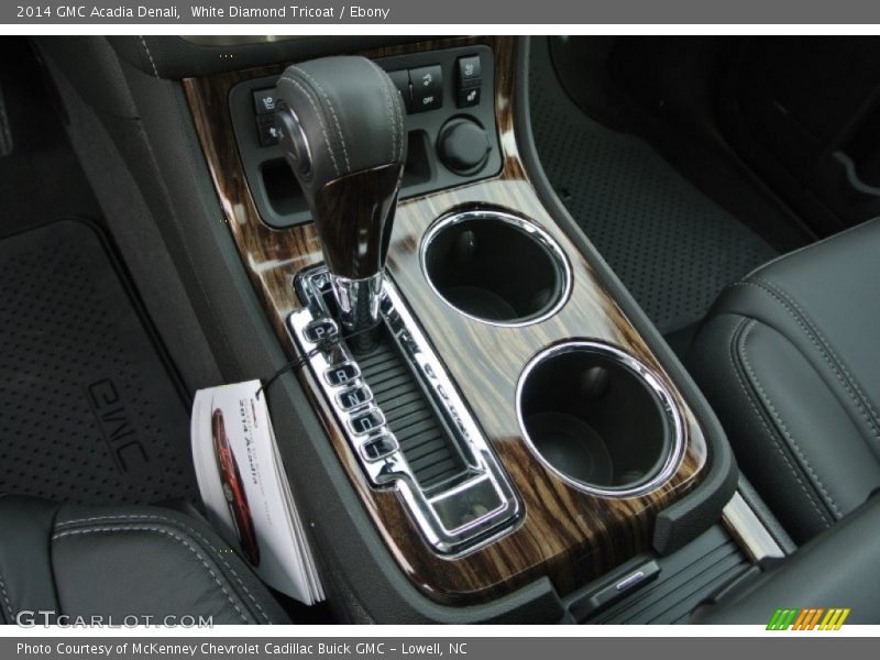 White Diamond Tricoat / Ebony 2014 GMC Acadia Denali